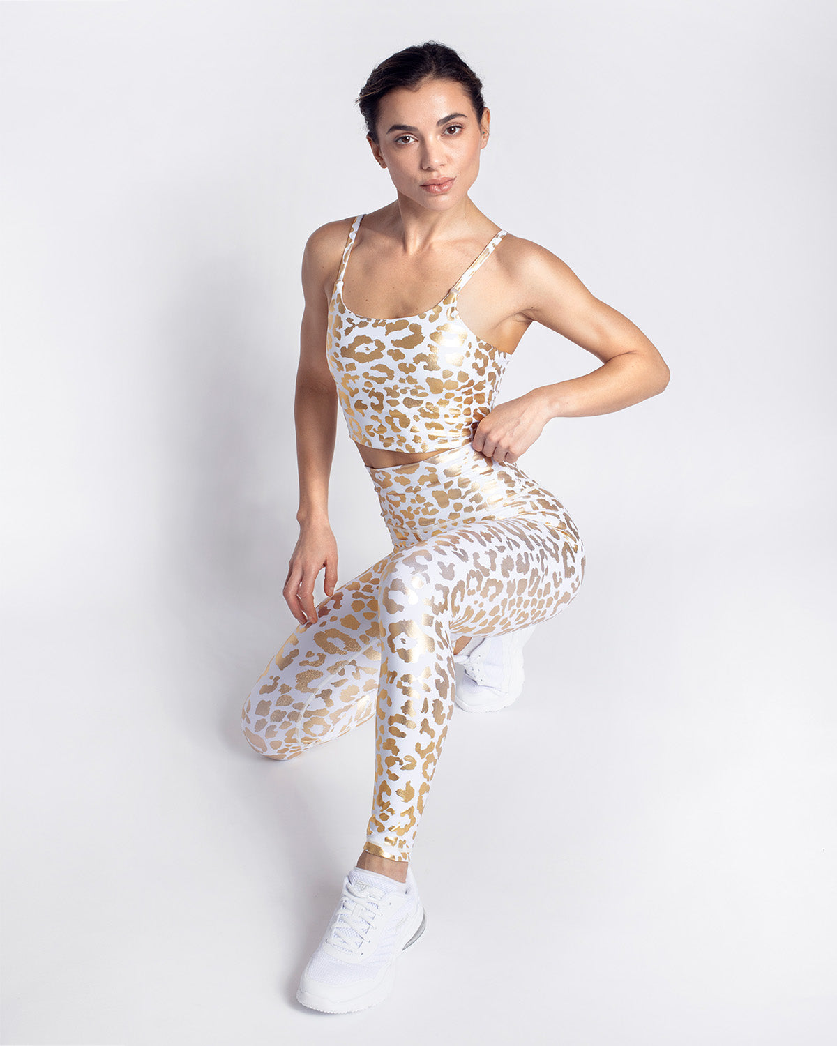 LeRoxy |  Metallic Leopard Leggings | Trendy & Stylish Metallic Animal Print Leggings