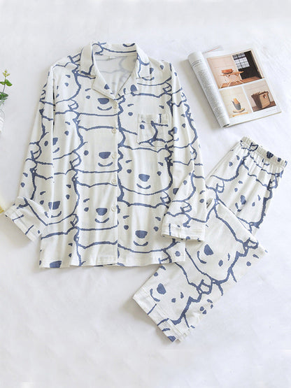 LeRoxy | Katoenen Pyjama Set | Comfortabel & Ademend voor Gezellige Avonden