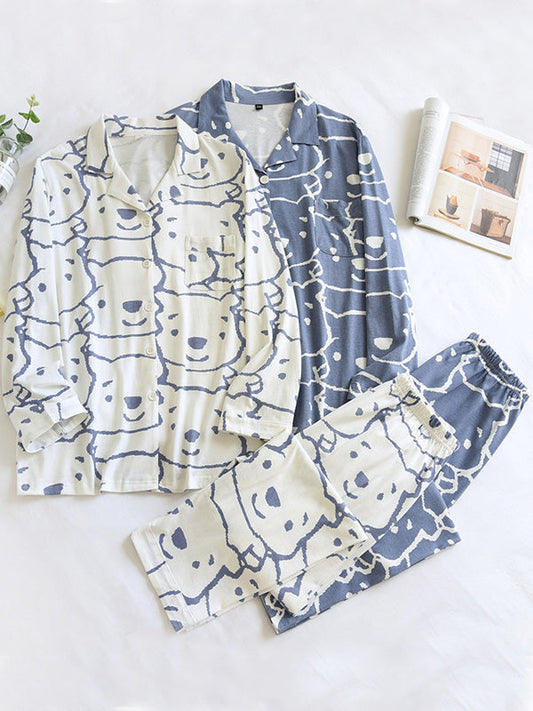 LeRoxy | Katoenen Pyjama Set | Comfortabel & Ademend voor Gezellige Avonden