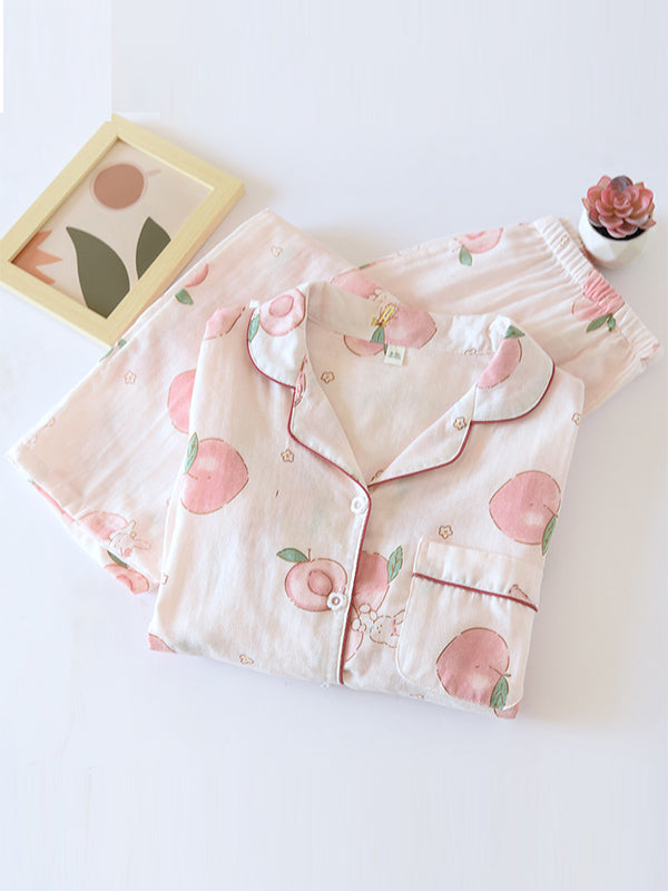 LeRoxy | Luxe Dames Pyjama Set van Katoen | Comfortabele Nachtkleding