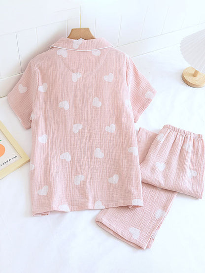 LeRoxy | Luxe Katoenen Dames Pyjama Set | Comfort & Tijdloos Design