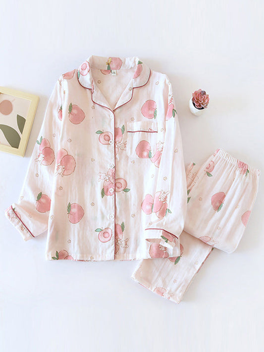 LeRoxy | Luxe Dames Pyjama Set van Katoen | Comfortabele Nachtkleding