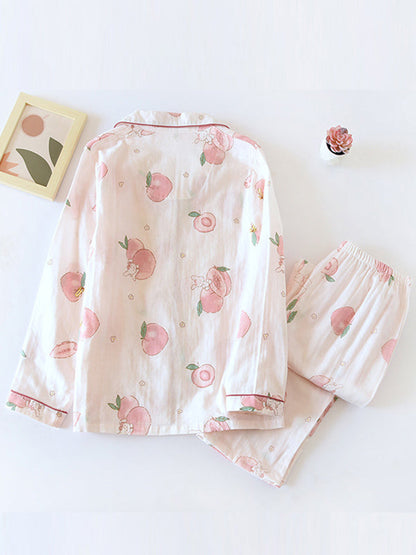 LeRoxy | Luxe Dames Pyjama Set van Katoen | Comfortabele Nachtkleding