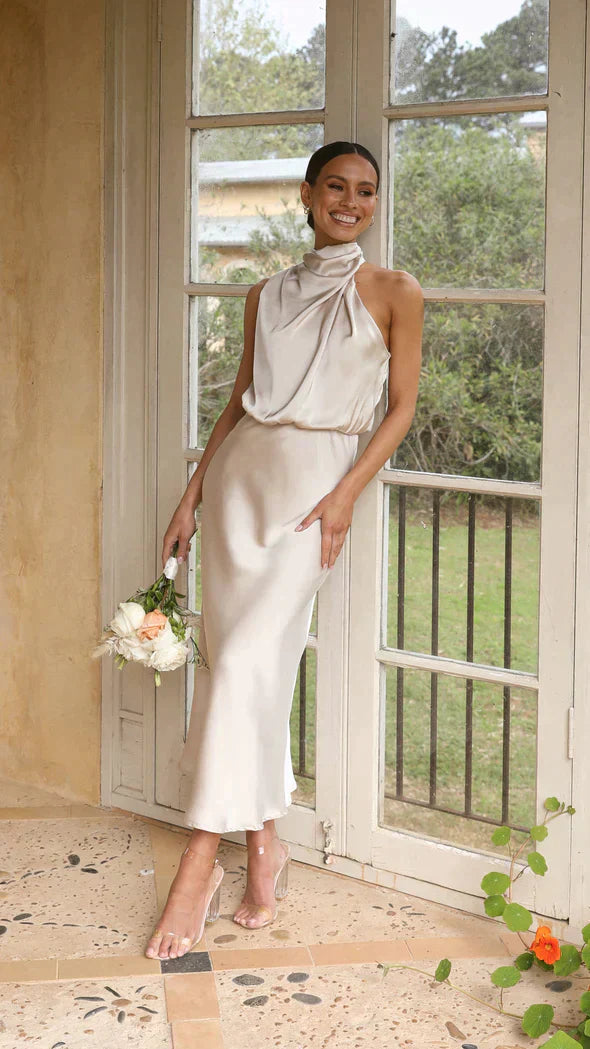 LeRoxy | Glanzende lange avondjurk voor dames | Elegant & Feestelijk