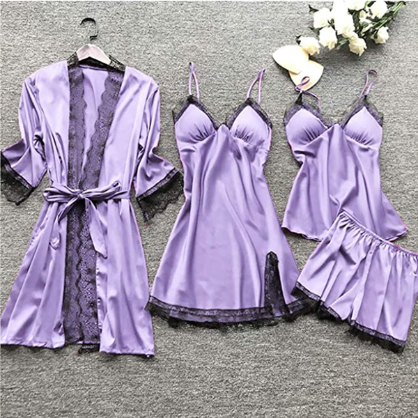 LeRoxy | Dames Pyjama Set van Zachte Katoen | Comfortabele Nachtkleding