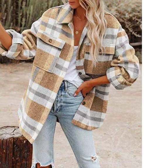 LeRoxy | Knus Oversized Geruit Overhemd voor Dames | Comfortabel & Stijlvol