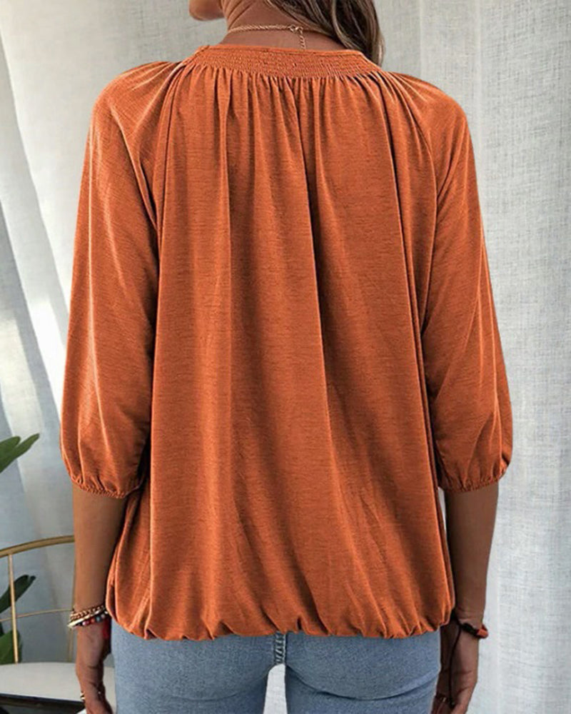 LeRoxy | Ronde Hals T-shirt voor Lente & Zomer – Stijlvol en Comfortabel