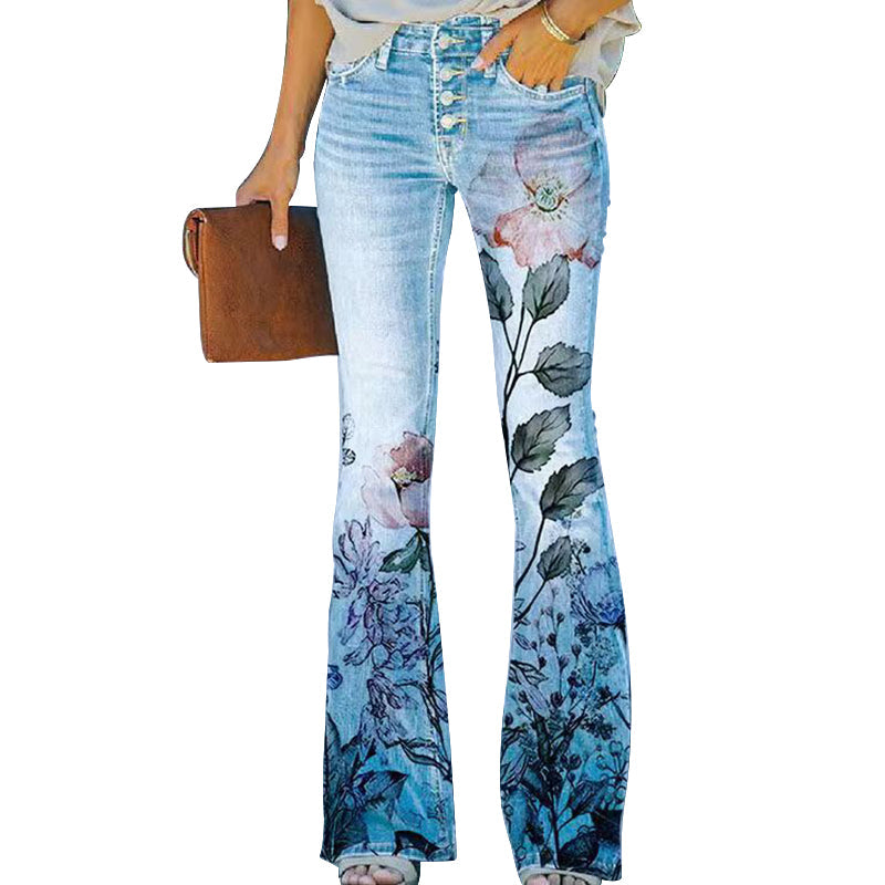 LeRoxy | Flare | jeans met 4 knopen