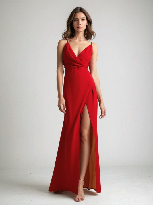 LeRoxy | Elegante Comfortabele Jurk met Hoge Split | Stijlvolle Damesjurk