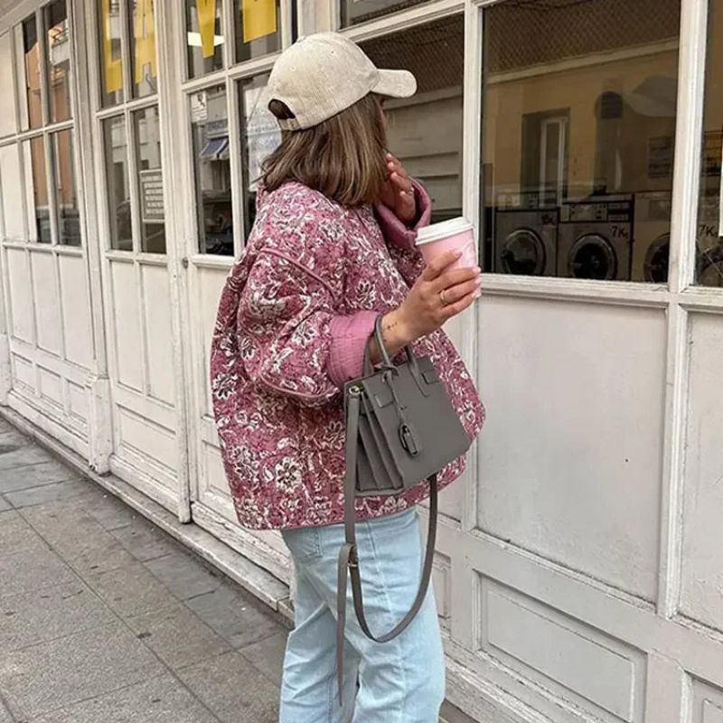 LeRoxy | Gewatteerd Damesjasje met Bloemenprint | Elegant & Comfortabel | LeRoxy Collectie