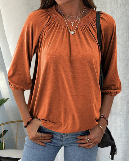 LeRoxy | Ronde Hals T-shirt voor Lente & Zomer – Stijlvol en Comfortabel