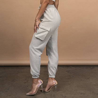 LeRoxy | Dames Cargo Broek Hoge Taille | Stretchmix, Relaxte Pasvorm, Zakjes