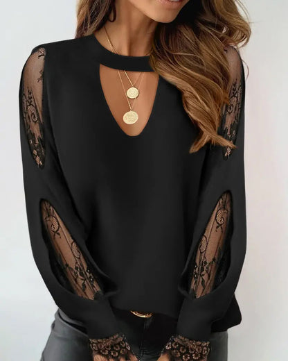LeRoxy | Stijlvolle Top met Kant | Perfect voor Lente en Zomer