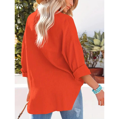 LeRoxy | Dames Casual Overhemd met Knopen | Luchtig en Comfortabel
