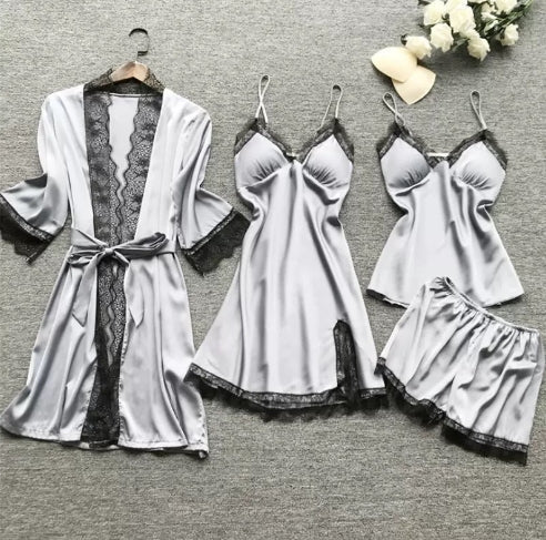 LeRoxy | Dames Pyjama Set van Zachte Katoen | Comfortabele Nachtkleding