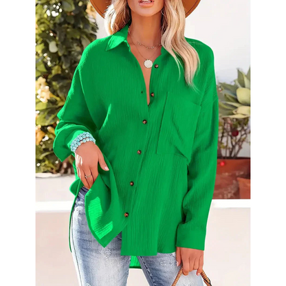 LeRoxy | Dames Casual Overhemd met Knopen | Luchtig en Comfortabel