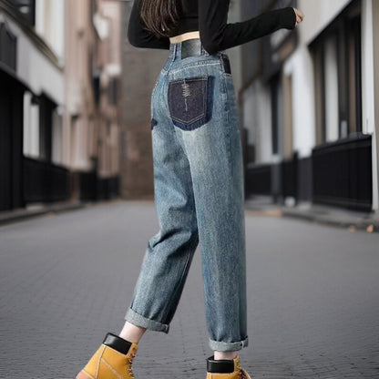 LeRoxy Stijlvolle Rechte Jeansbroek - Trendy en Comfortabel voor Elke Gelegenheid