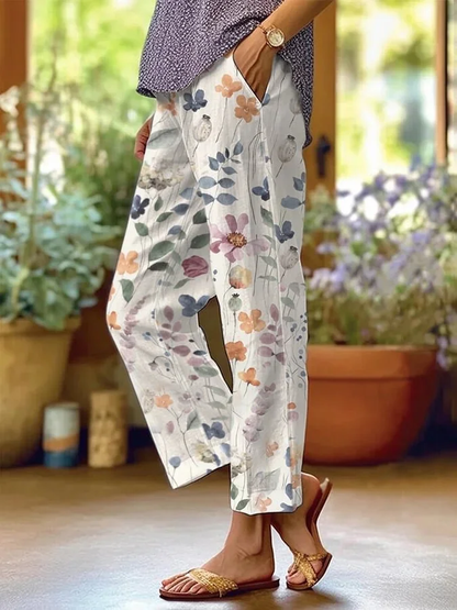 LeRoxy - Losse Casual Bloemetjesbroek