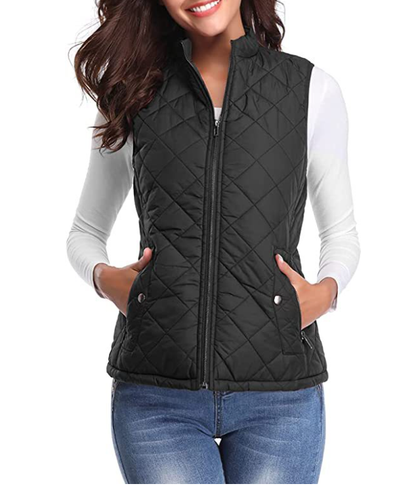 LeRoxy | Dames Gequilted Bodywarmer met Rits en Zakken | Comfortabel en Stijlvol Vest