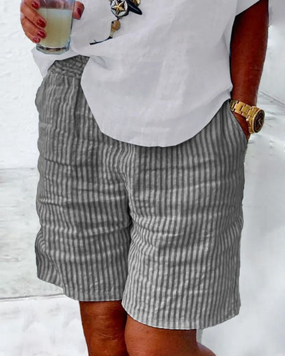 LeRoxy | Gestreepte Shorts voor Lente en Zomer | Comfortabele en Trendy Mode