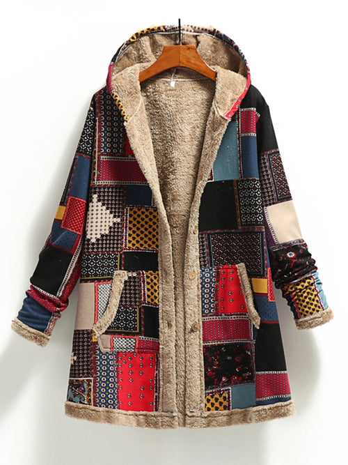 LeRoxy | Bedrukte Hoodie met Capuchon | Comfortabele Dames- en Herenjas