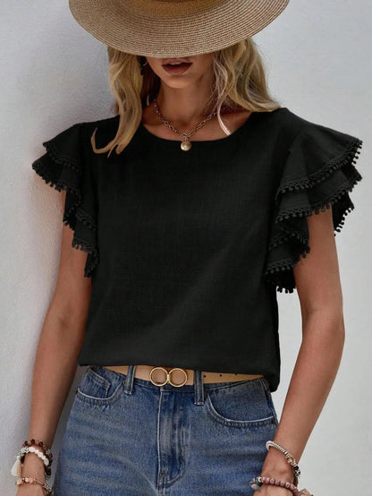 LeRoxy | Stijlvol Shirt met Unieke Details voor Lente en Zomer 2025