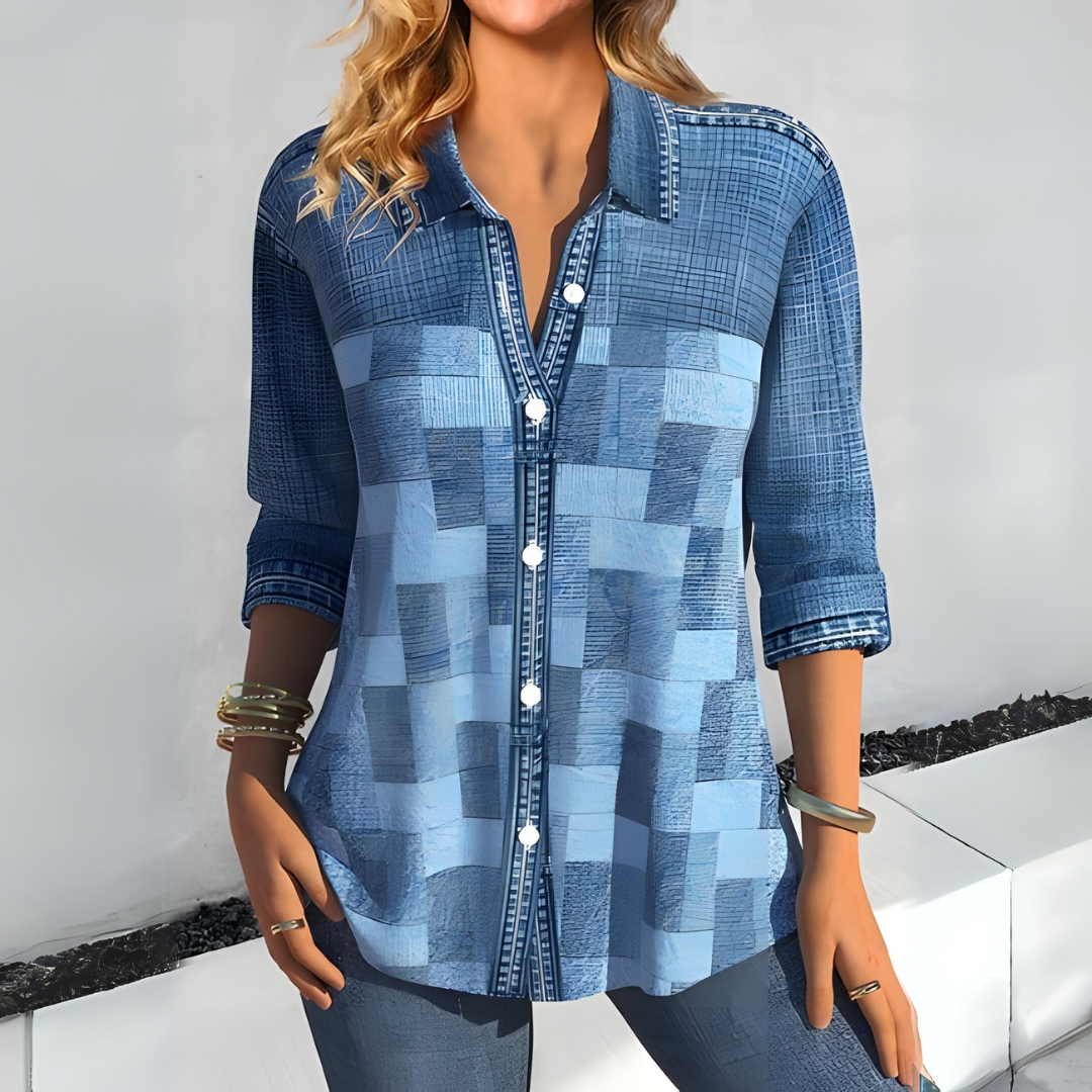 LeRoxy |  Modieuze Blouse | Straal Zelfvertrouwen Uit met Stijlvolle Elegantie