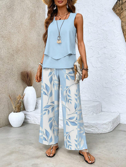 LeRoxy | Elegante Dames Zomerset | Luchtige 2-Delige Outfit voor Zomer