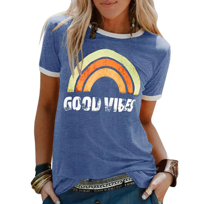 LeRoxy | Blije t-shirt: Kleurrijke en Comfortabele Stijl voor Elke Dag