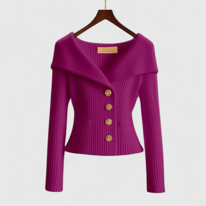 LeRoxy | Dames Cardigan | Zachte Gebreide Elegante Trui