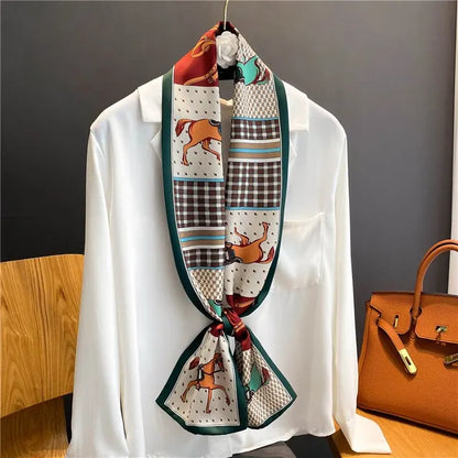 LeRoxy | Luxe Zijden Dames Sjaal | Elegante Modeaccessoire
