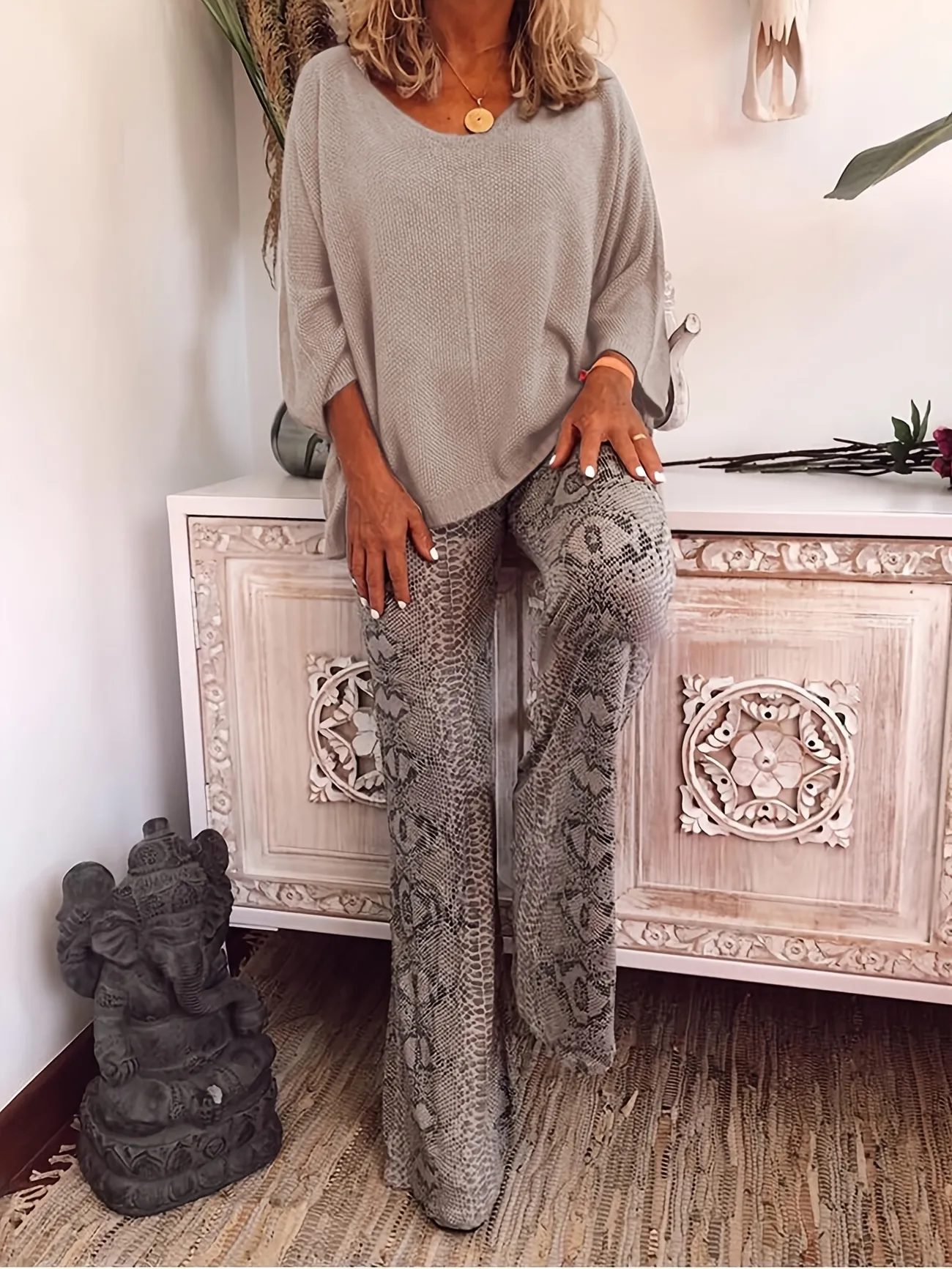 LeRoxy Elegante Casual Tweedelige Set – Stijlvolle en Comfortabele Outfit voor Elke Gelegenheid