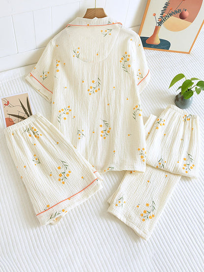 LeRoxy | Elegante Dames Katoenen Pyjama Set | Comfortabele Nachtkleding voor Elke Gelegenheid