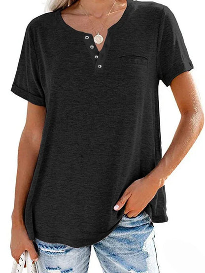 LeRoxy | Dames Shirt met Korte Mouwen | Perfect voor Lente en Zomer