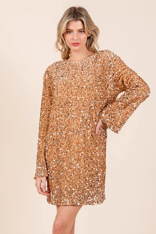 LeRoxy | Elegante Cocktailjurk met Glitters | Valentina | Stijlvolle Feestjurk
