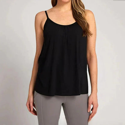 LeRoxy Mouwloze Dames Top – Klassiek, Stijlvol & Comfortabel