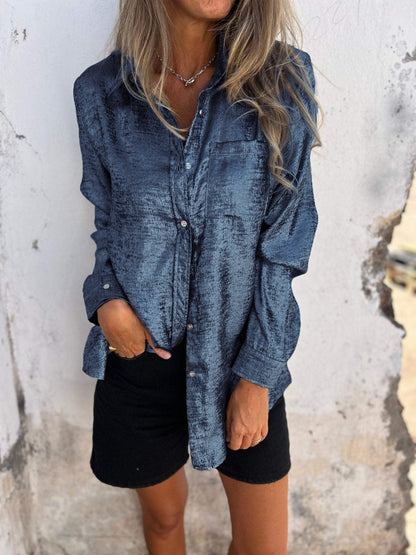 LeRoxy | Metalen Blouse | Een Trendy en Strakke Look voor Elke Gelegenheid