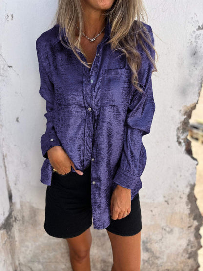 LeRoxy | Metalen Blouse | Een Trendy en Strakke Look voor Elke Gelegenheid