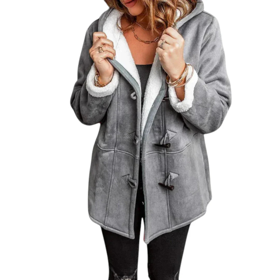 LeRoxy | Zachte Fleece Winterjas Dames | Warme, Comfortabele Damesjas