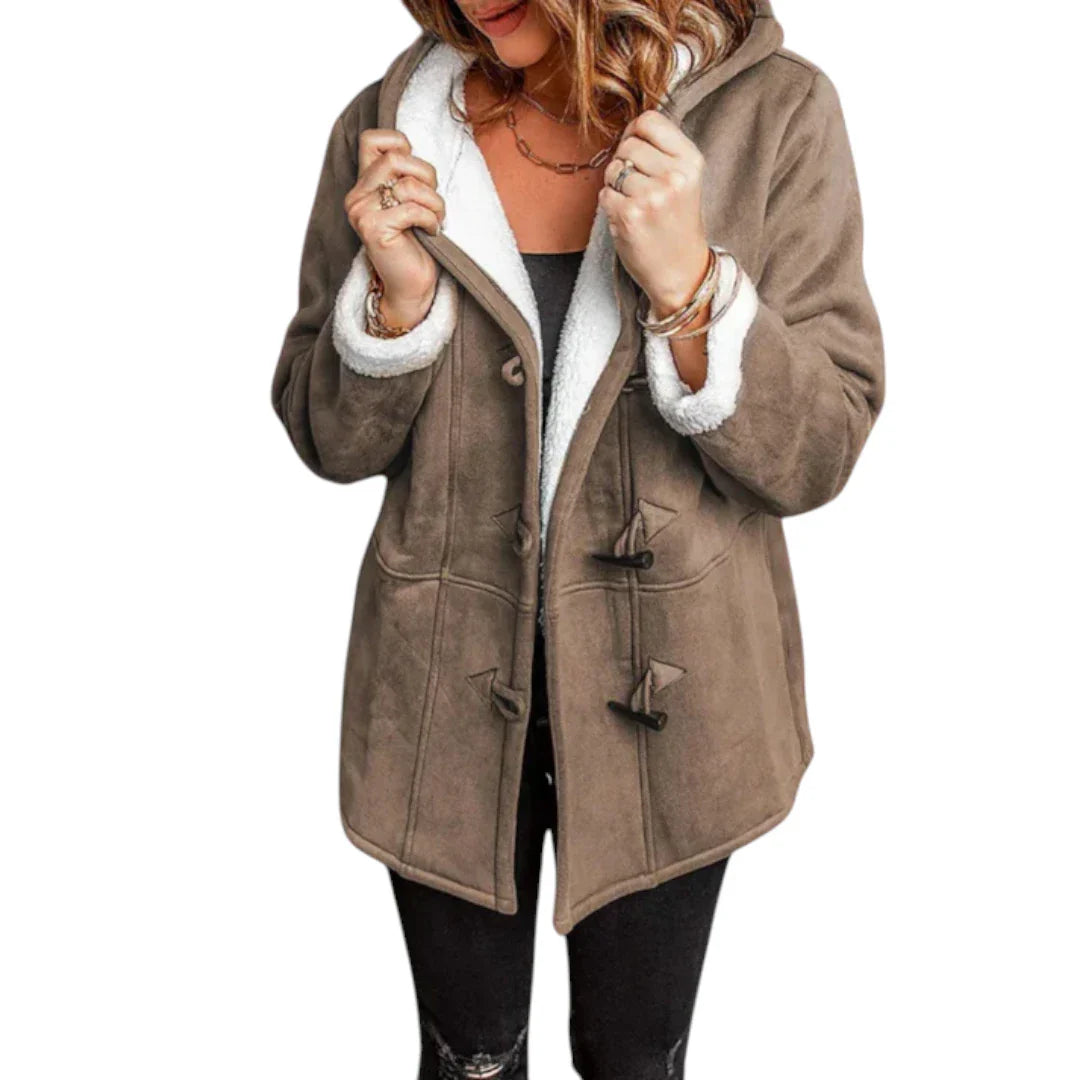 LeRoxy | Zachte Fleece Winterjas Dames | Warme, Comfortabele Damesjas