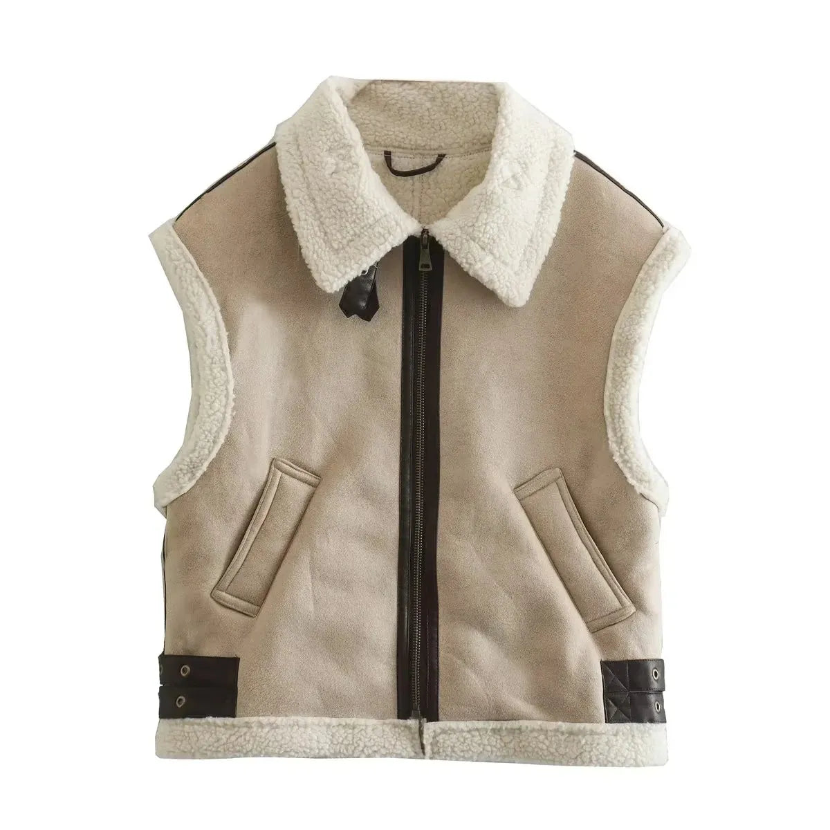 LeRoxy | Dames Bodywarmer Vest met Teddy Voering | Warm, Stijlvol & Comfortabel