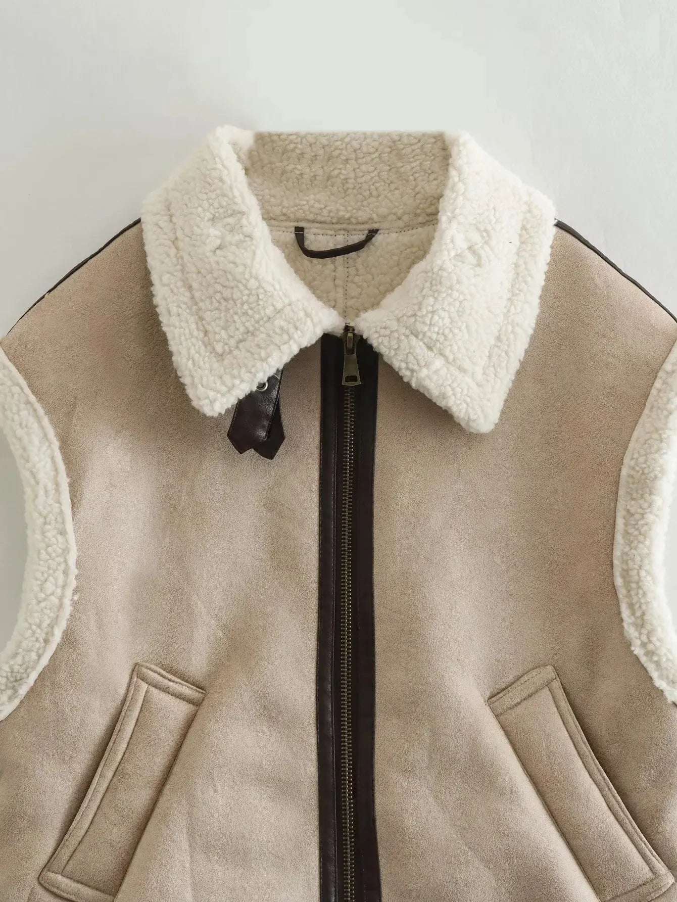 LeRoxy | Dames Bodywarmer Vest met Teddy Voering | Warm, Stijlvol & Comfortabel