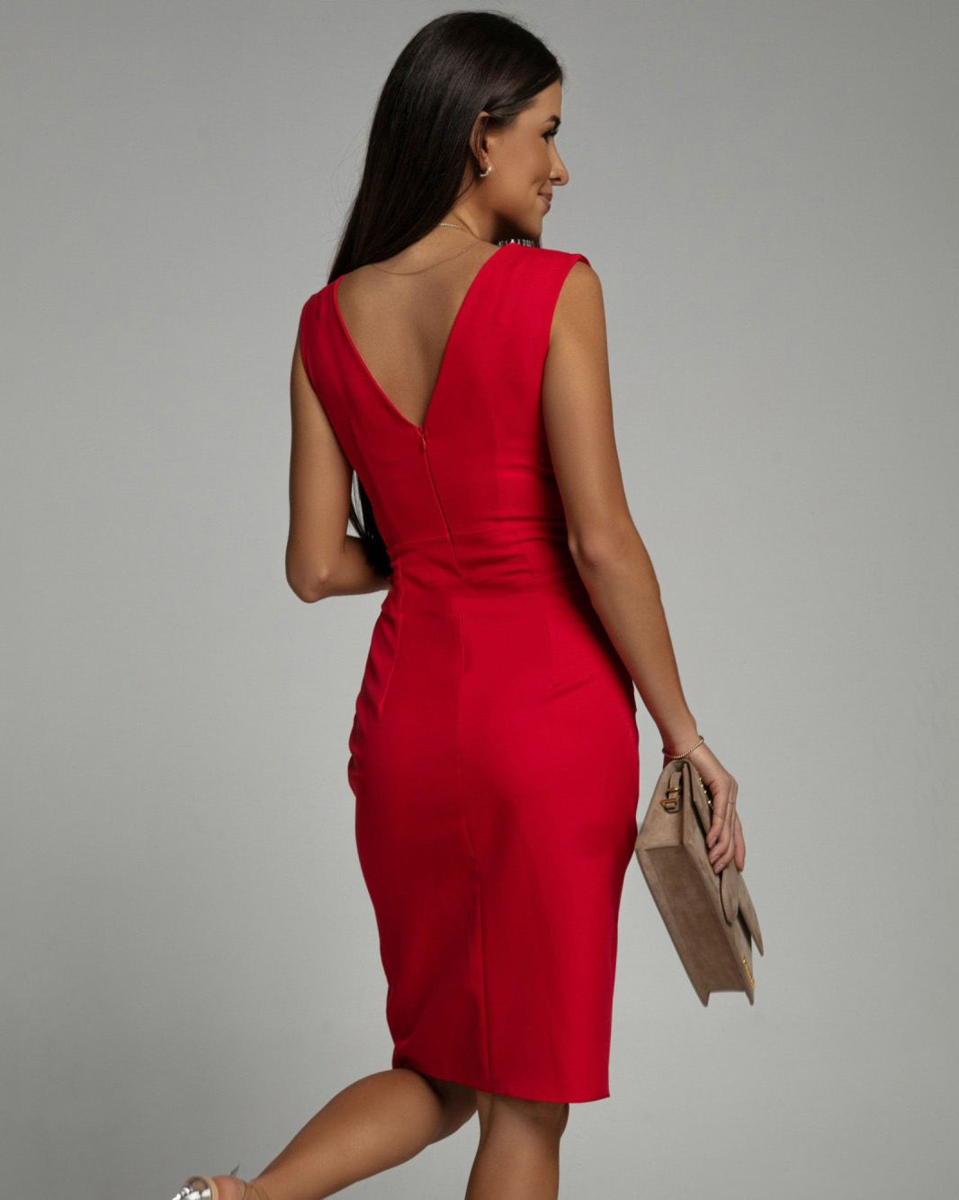 LeRoxy | Flatterende Zomerjurk voor Dames | V-Hals en Elegante Split