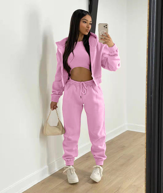 LeRoxy – Stijlvolle Casual Driedelige Set | Comfort & Elegantie