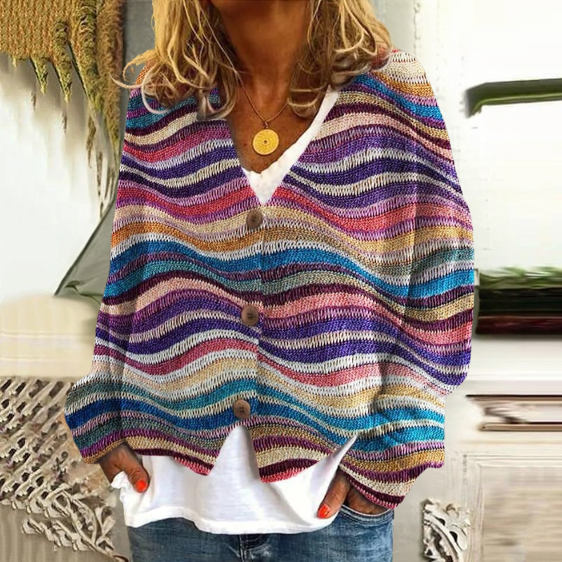 LeRoxy | Twinkle Zacht Gebreid Relaxed Cardigan Vest | Dames Trui