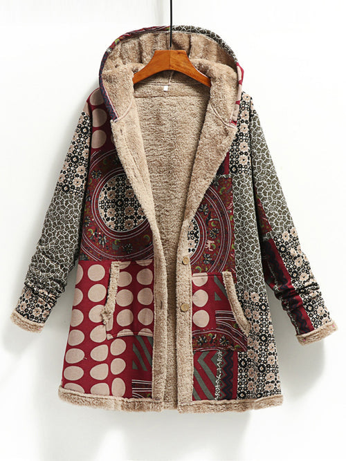 LeRoxy | Bedrukte Hoodie met Capuchon | Comfortabele Dames- en Herenjas