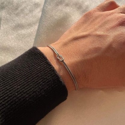 LeRoxy | Minimalistische Knoop Armband | Handgemaakte Unisex Armband van Touw
