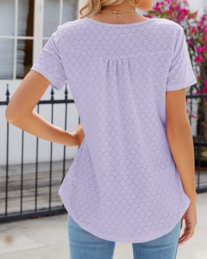 LeRoxy | Shirt met Knopen | Trendy Lente en Zomer Must-Have voor Elke Garderobe