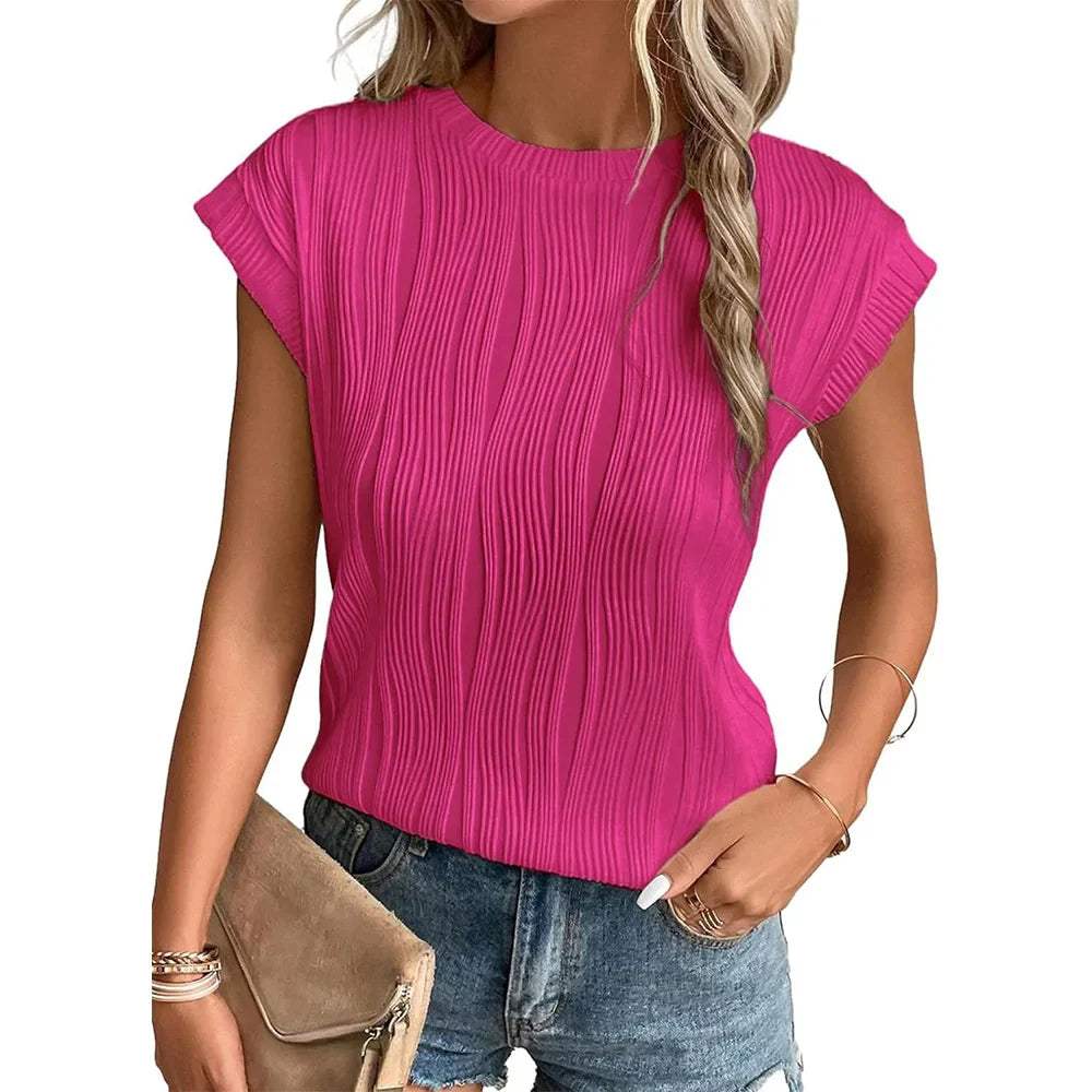 LeRoxy | Dames T-shirt Gestreept met Korte Mouwen | Casual & Nette Look