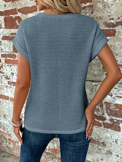 LeRoxy | Casual T-shirt met Korte Mouwen voor Lente en Zomer – Comfort en Stijl